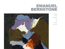 Tablet Screenshot of emanuelbernstone.com